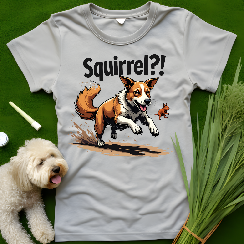 Squirrel! Dog Tee